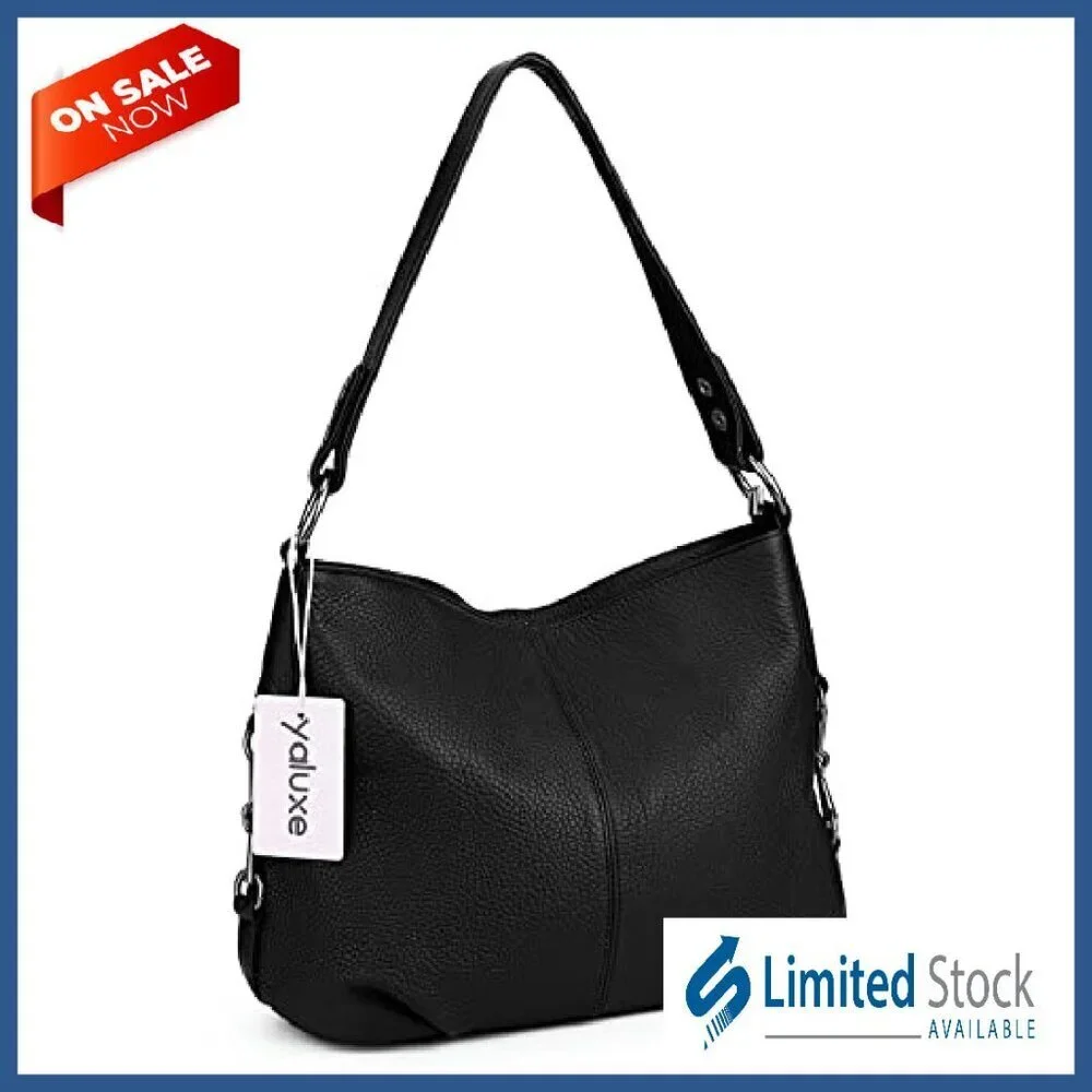 Genuine Leather Shoulder Hobo Bag Crossbody Purse Roomy Daily Essentials